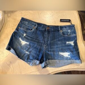 NWT BLANKNYC Distressed Boyfriend Dress Down Denim Shorts (2 available) Size 31